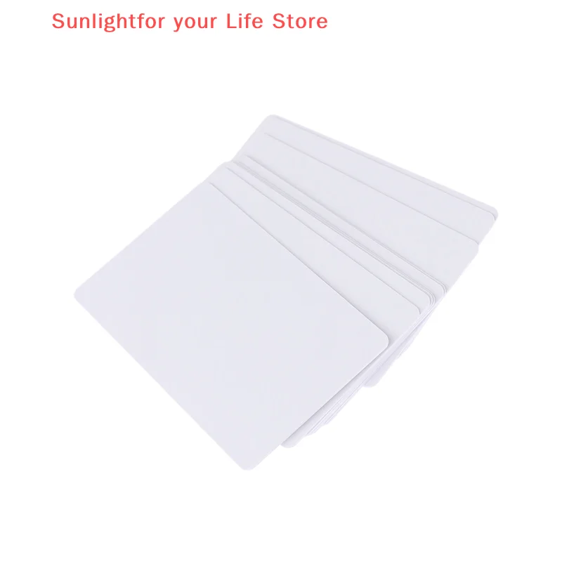 10 szt. Karty RFID 125 kHz z możliwością ponownego zapisu T5577/5200/EM4305, puste tagi PVC, inteligentne karty dostępu, karty kluczowe do odczytu, zapisu, programowania i klonowania.