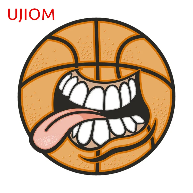 UJIOM Simple Basketball Funny Wall Sticker Home Deocr Decals Self-adhesive Study Bedroom Living Room Stickers Accessories