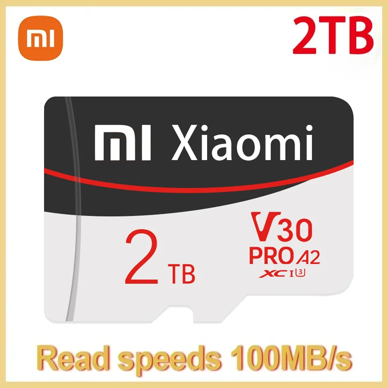 Xiaomi Micro SD Card 2TB Waterproof Smart A2 Class10 Flash High Speed SD TF Memory Card 1TB Cartao De Memoria for Mobile Phones