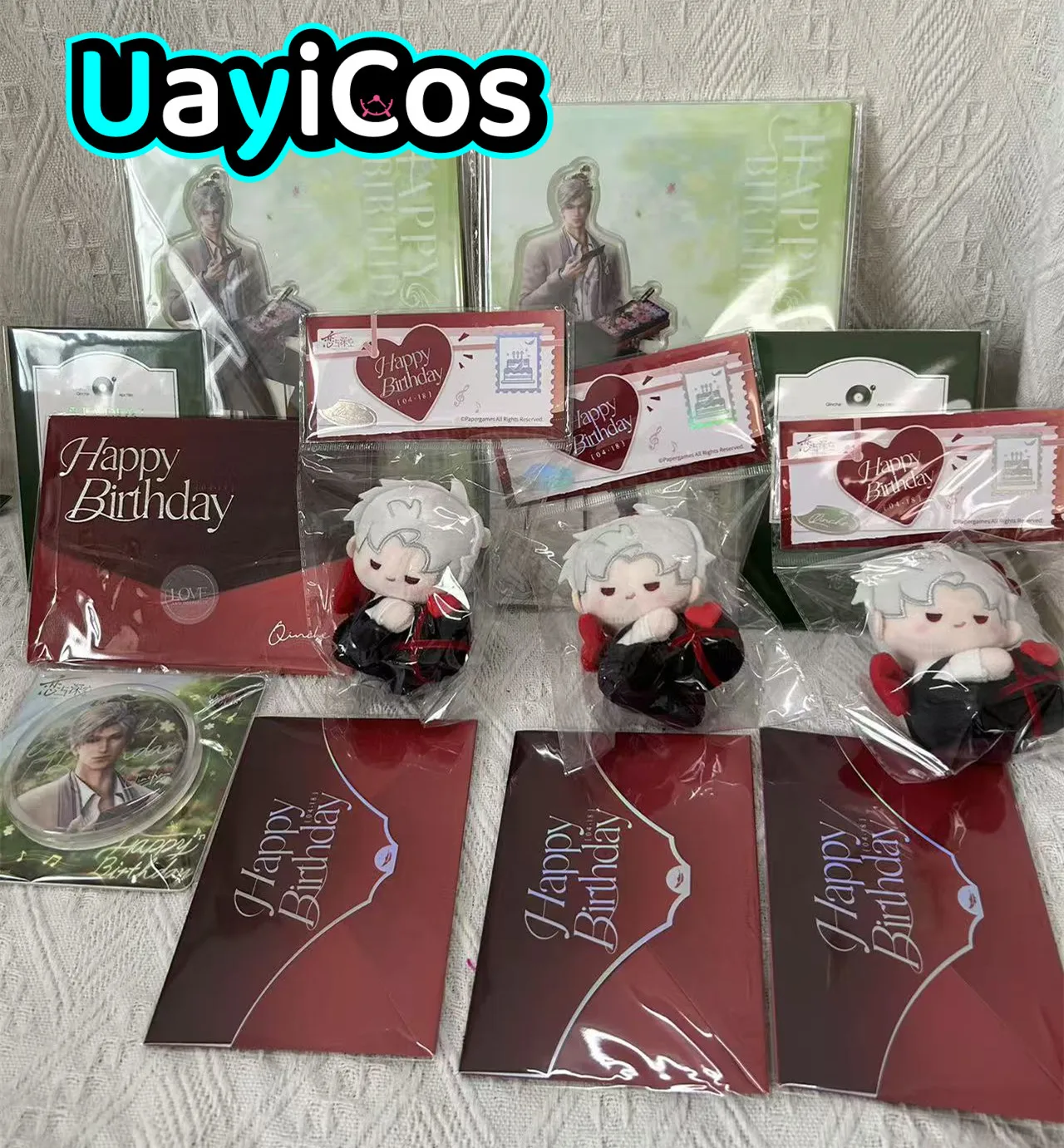 متوفر في المخزون الرسمي الحب والمساحة العميقة سيلوس حامل شارة صور بطاقة دمية المفاتيح 2025 عيد ميلاد زخرفة لعبة الملحقات أنيمي إلى #1