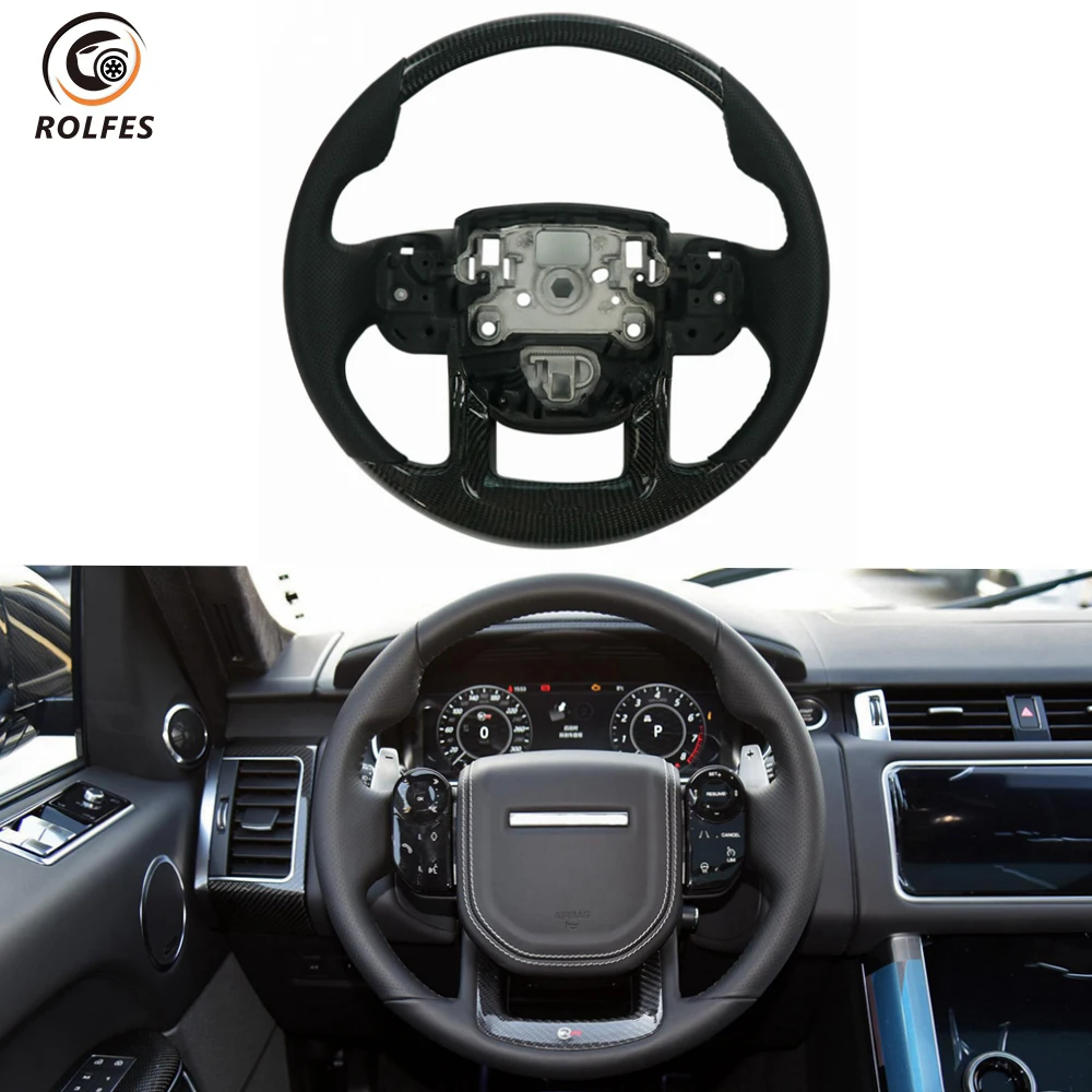 ROLFES Steering Wheel Touch Buttons Control Keys Electric Window Switch For Range Rover Sport L494 2014-2017 SVR Leather