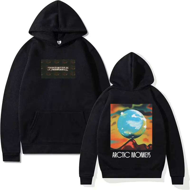 Rock Arctic Monkeys Double Sided Mirrorball Hoodies Men's Women Harajuku Y2k Clothes Hoodie Vintage Hip Hop Sweatshirt Pullovers