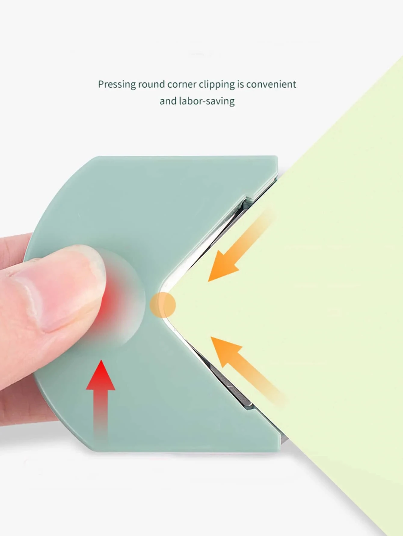 4mm Radius Corner Rounder Punch Paper Corner Rounder Paper Hole Cutter for Photo Paper,Black