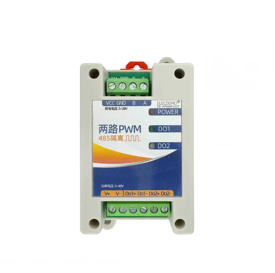 Adjustable Frequency & Duty Cycle PWM Pulse Signal Generator Module, 485 Output with MODBUS Protocol, 8A High Current Control