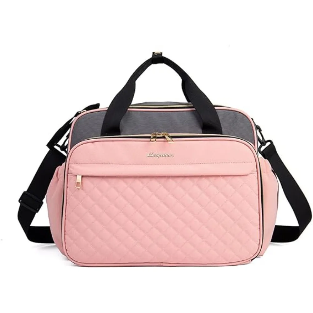 Baby Crossbody Luiertas, Baby Luiertas Tote, Grote Schouder Brede Opening Reizen Messenger Crossbody Tas Mummie Baby Luiertas