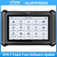 XTOOL D7S V2.0 D7 Car Diagnostic Tools All System ECU Coding Bidirectional Auto Scanner VAG Guided PMI CAN FD DOIP FCA 39+ Reset