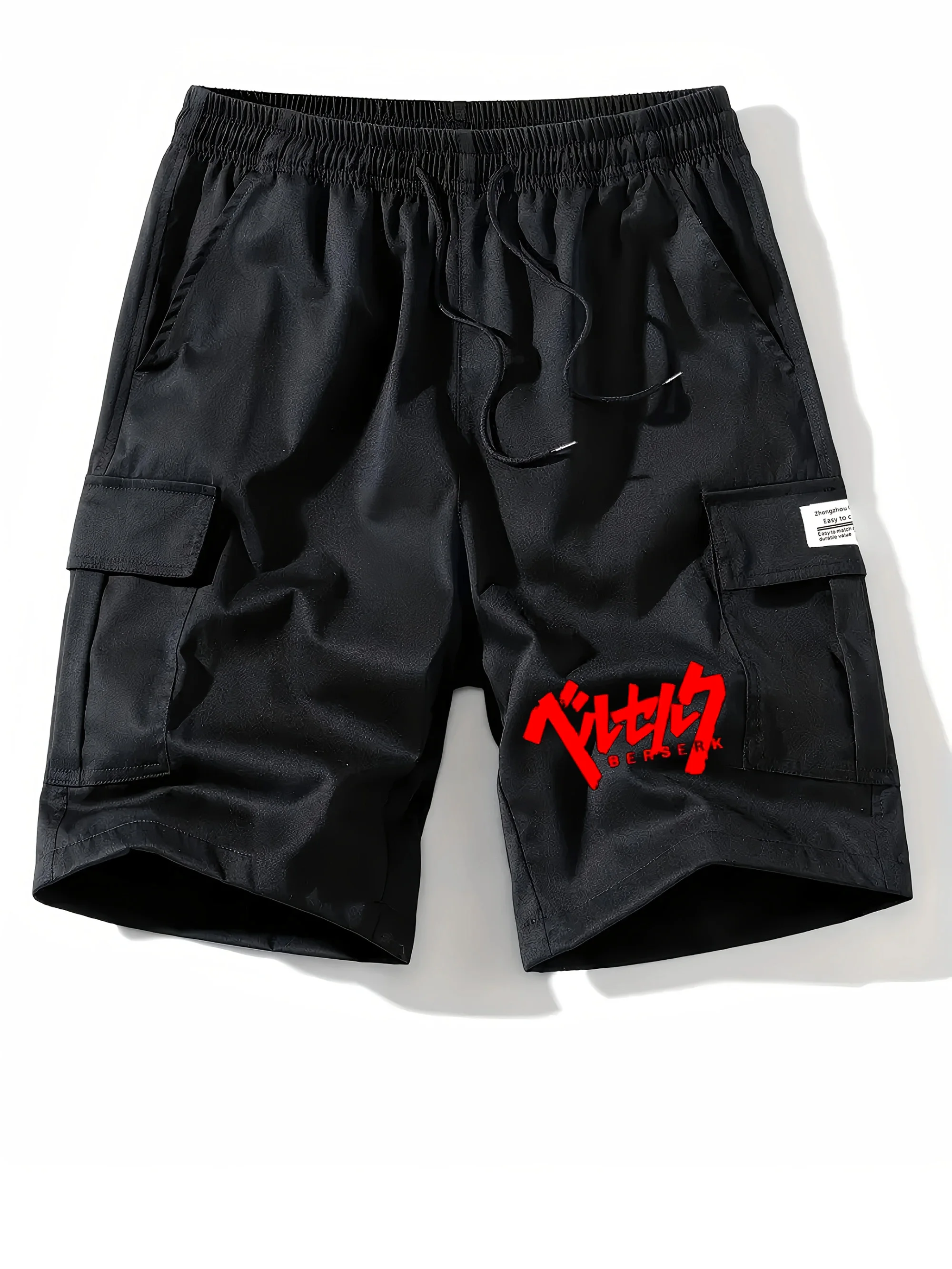 

Men's Multi Pocket Cargo Shorts Casual Waist Drawstring Cargo Shorts For Summer Bermuda Shorts Printed Fashion Shorts