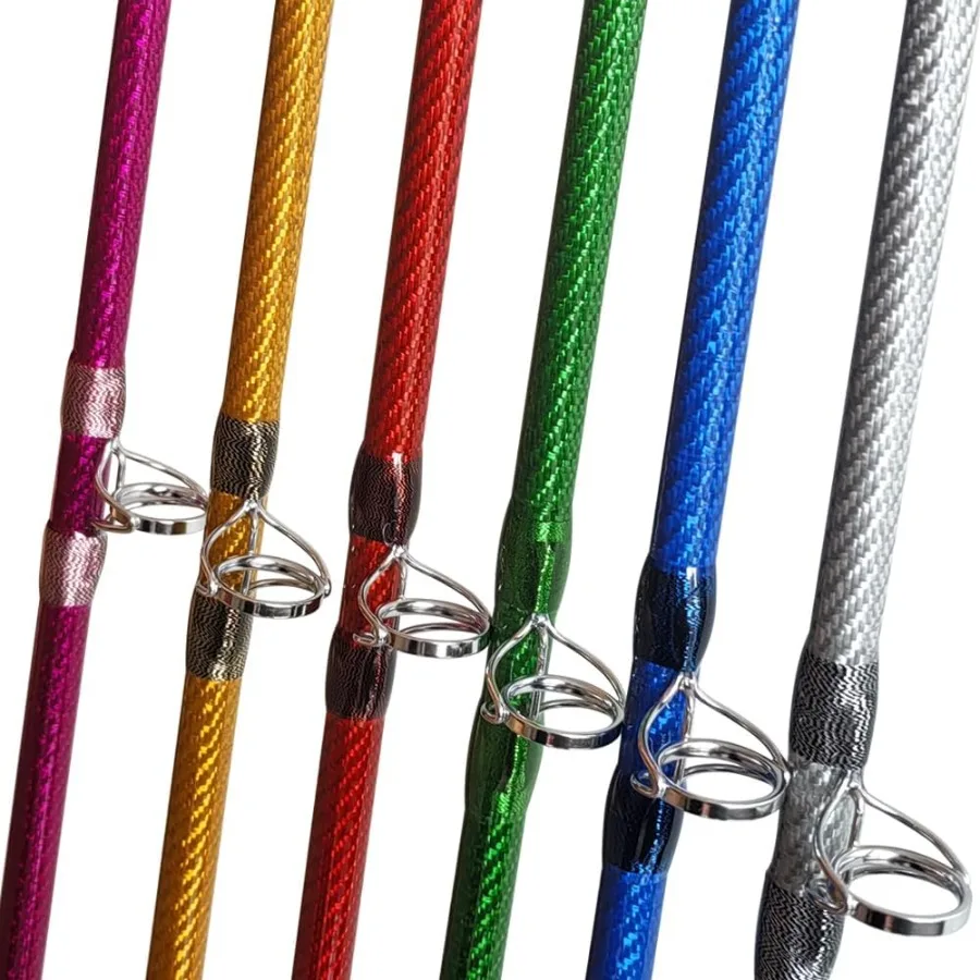 7'6 قضيب سمك السلور متوسط ثقيل 1 قطعة Corrival قضيب الصب الجرافيت قصبة صيد خشبية للباس وسمك السلور في Freshwat