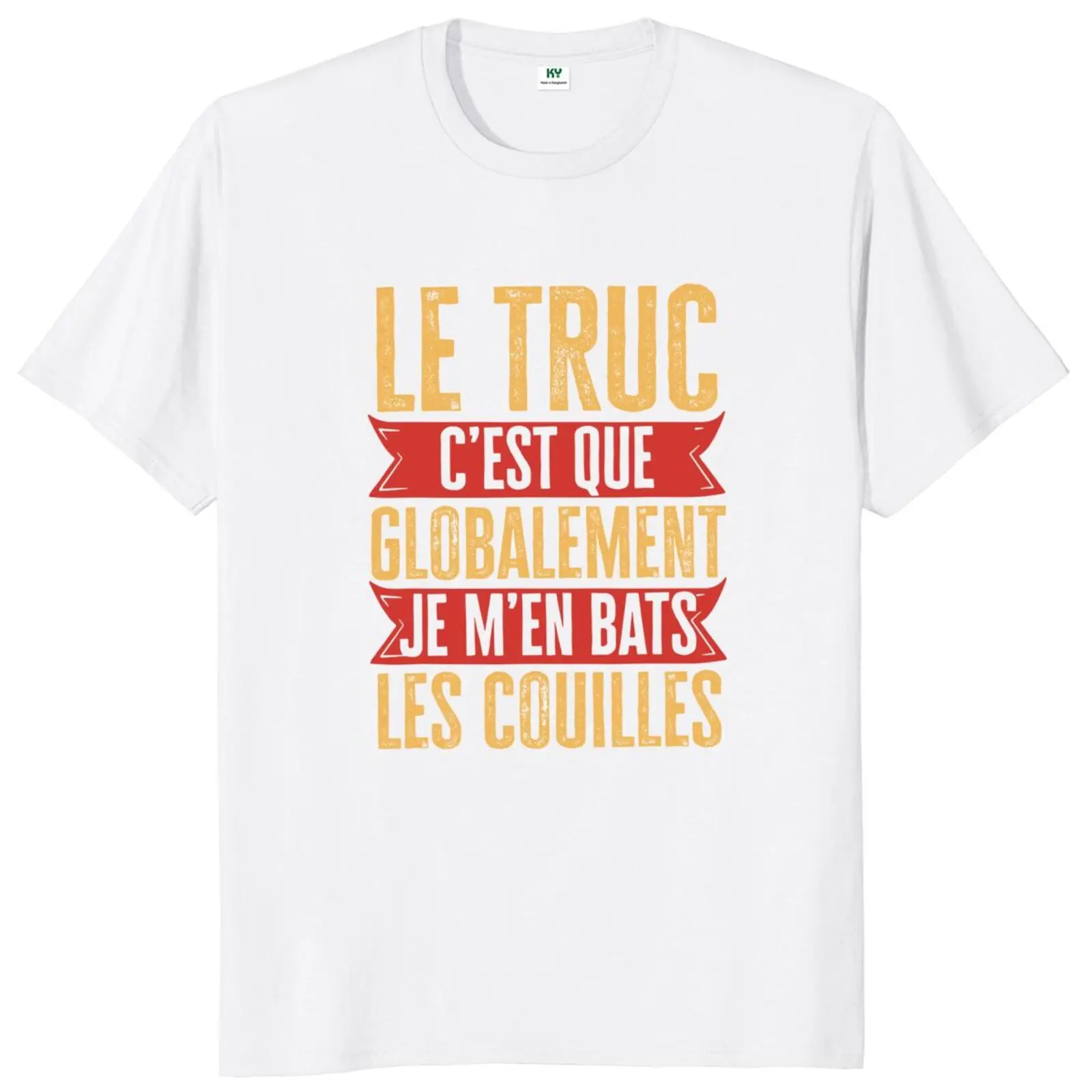 Retro I Don\'t Fight The Balls T Shirt Funny French Humor Vintage T-shirt Casual 100% Cotton Unisex Summer Tops EU Size