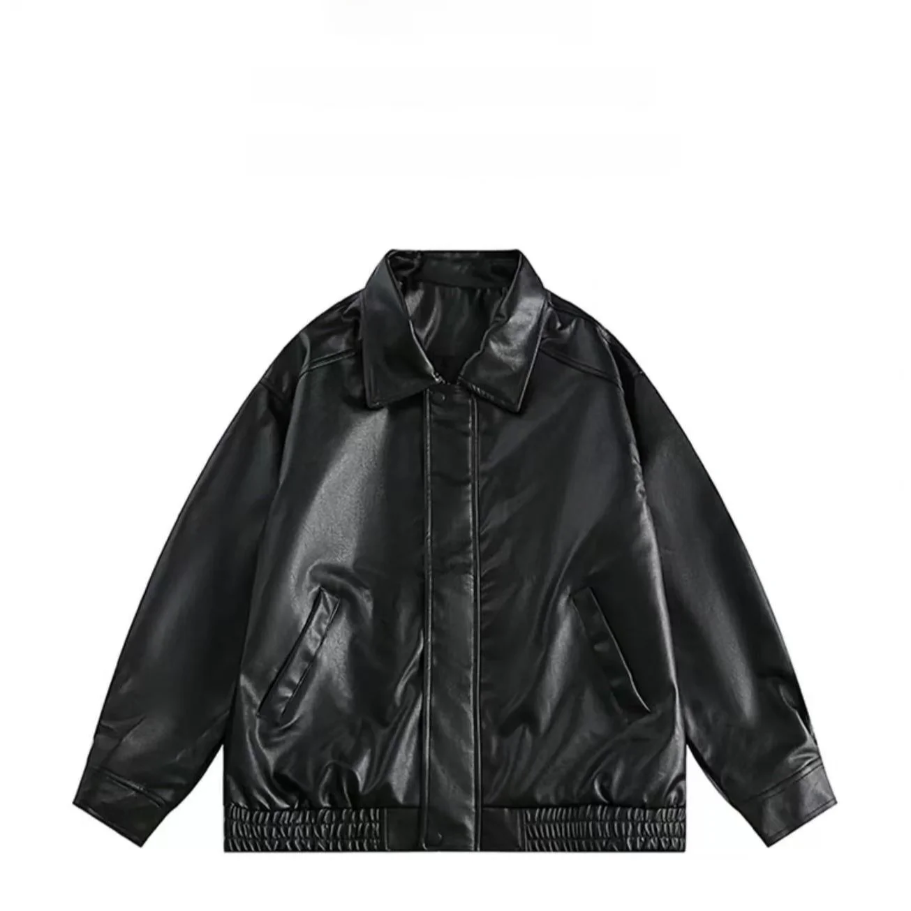 2023 neue Sle Casual Lose Leder Jaet Retro Amerikanischen Vintage Biker Paar Cool Haome Frühling Herbst frauen Mantel