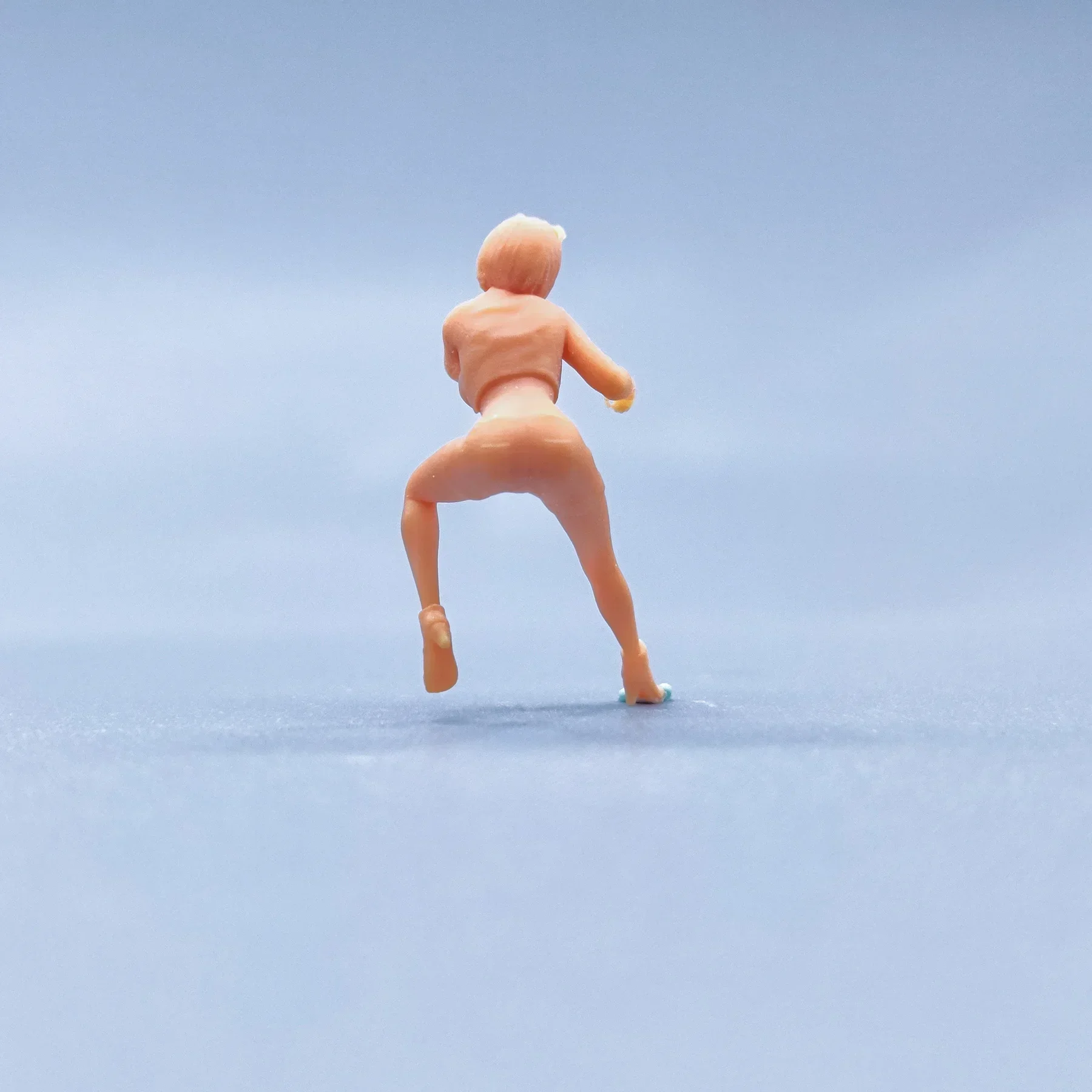 1/64 1/43 estatuetas escala modelo resina motocicleta pose calças quentes feminino incolores miniaturas diorama pintado à mão s448