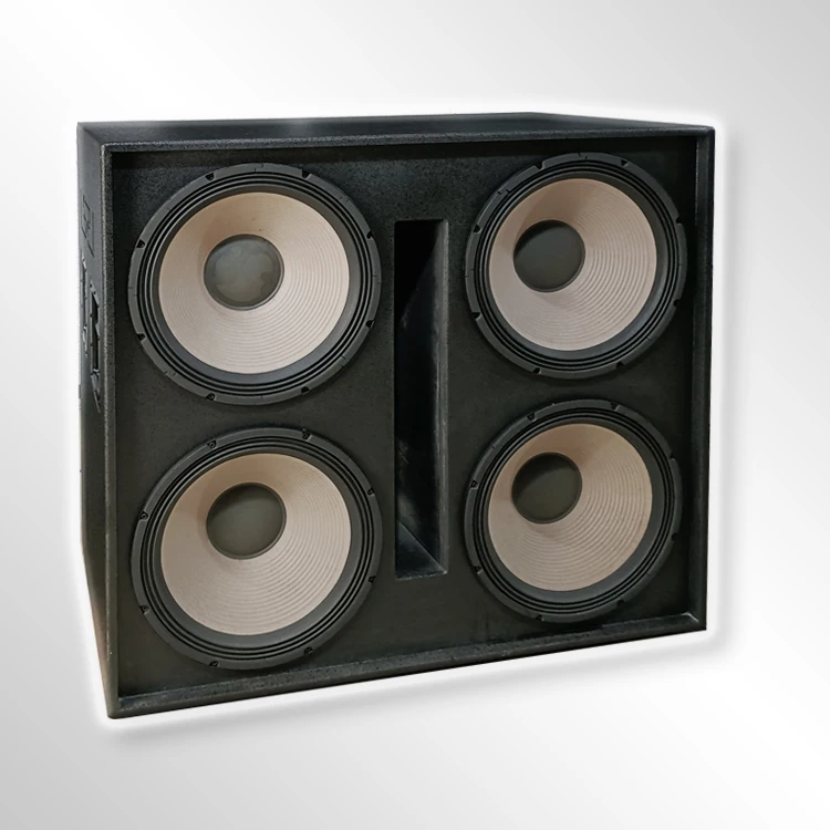 Estudio Musical 4*18 Inch Plywood Enclosure  Active Black Subwoofer Speakers Cinema Outdoor Large Professional