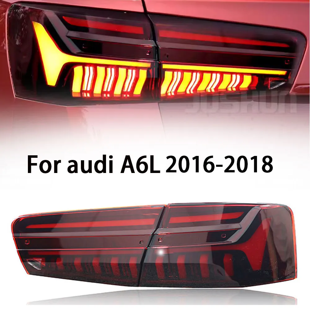 Car Lights For Audi A6 Tail Lights 2012-2015 /2016-2018 A6L C7 PA LED Taillight Assembly Upgrade 2023 Newest Design Accessories