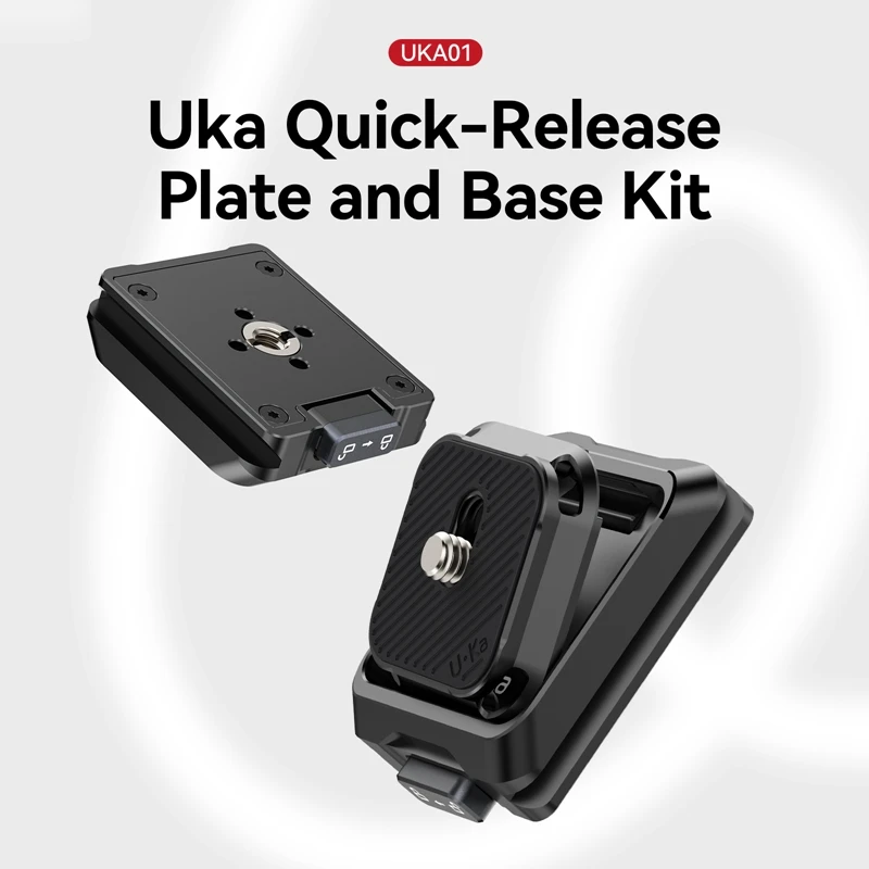 Ulanzi Uka01 Uka Snelsluitplaat En Basisset 20Kg Belasting Voor Fotocamera-Accessoires Compatibel Met Uka F38 Platen