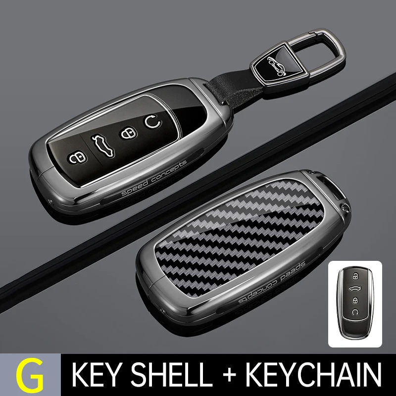 Zinc alloy TPU car smart key case protective case suitable for Chery Tiggo 8 Pro Tiggo 8plus New Arrizo 5 Plus 7pro keychain