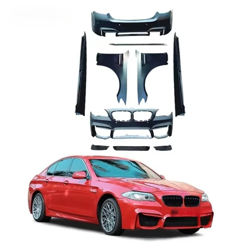 

Easy Scre Installatio PP Material Unpainted F10 M4 Car Bumpers With Fende 5 Series 2011-2017 Body Kit