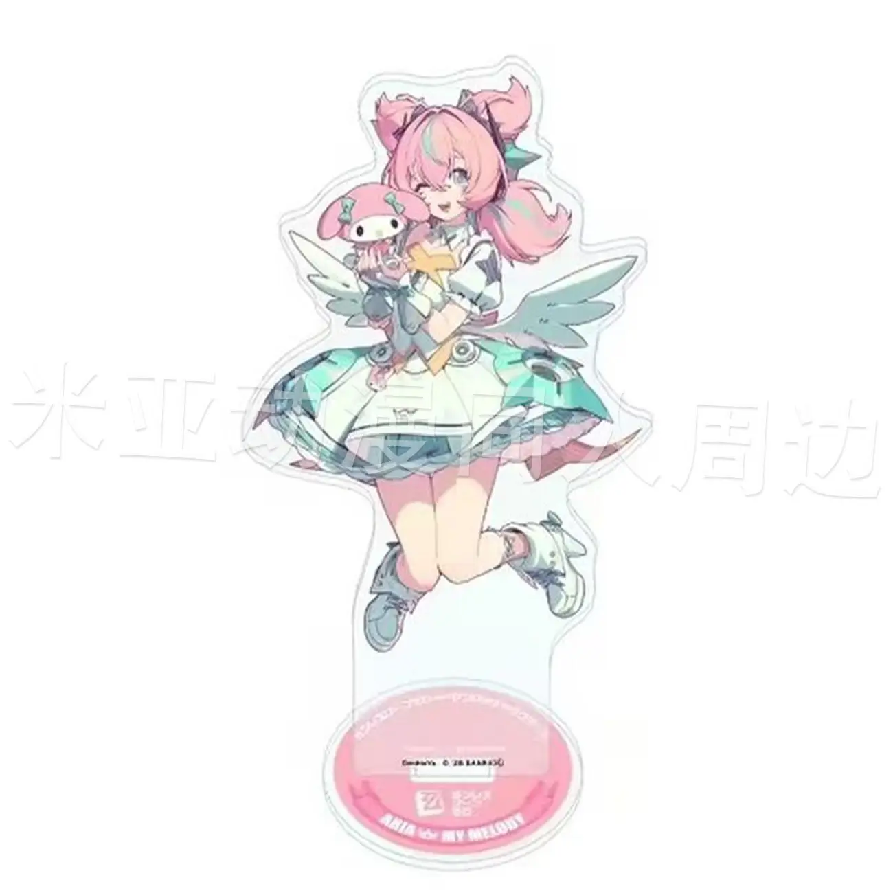10cm Zenless Zone Zero Sanrio Ver. Aria My Melody Acg Stand Nangong Yu Kuromi Acrylic Stand Sunna Cinnamoroll Standing Plate Toy view 3