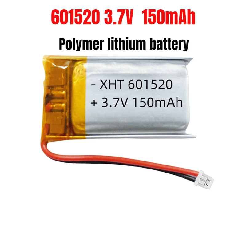 

601520 3.7V Lithium Battery Li Po Battery 150mAh Lipo Rechargeable Li Polymer Batteries for Smart Watch Headphone Headset