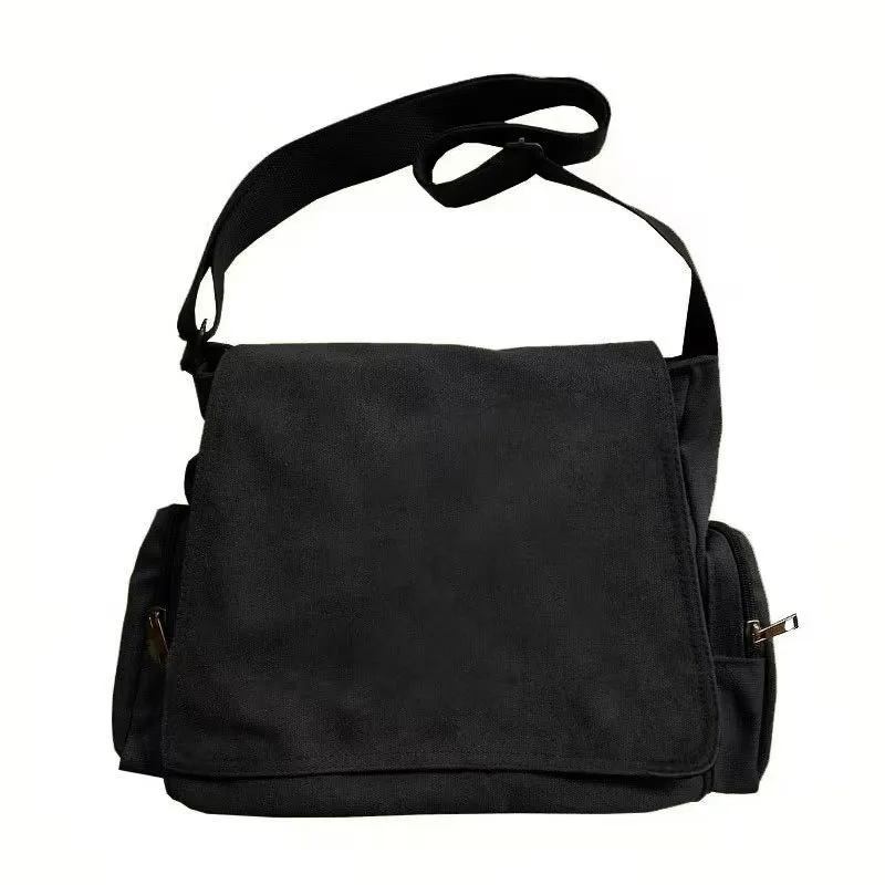 Custom Print Logo Women's Retro Shoulder Bag Large Capacity Versatile Flower Print Crossbody Bags for Both Men and Women