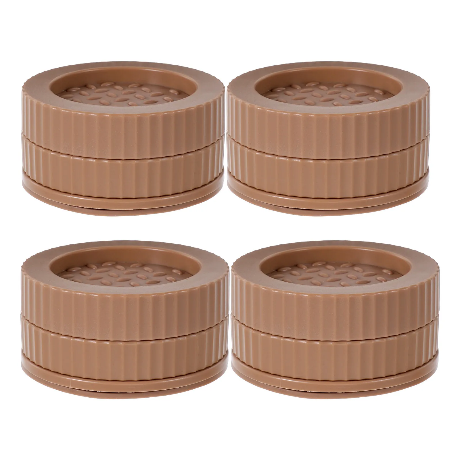 

4Pcs Furniture Risers Height Enhancers Non-Slip Floor Protectors for Table Chair Bed Legs Stable Support Furniture Coasters