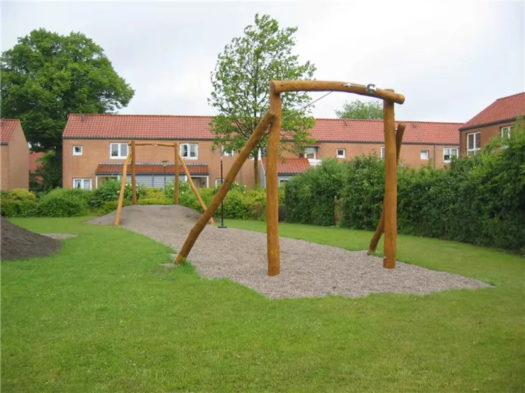 Immagine 4: Set da gioco moderno per bambini: Attrezzatura per zipline con fune e carrucola, Carrello per zipline da esterno