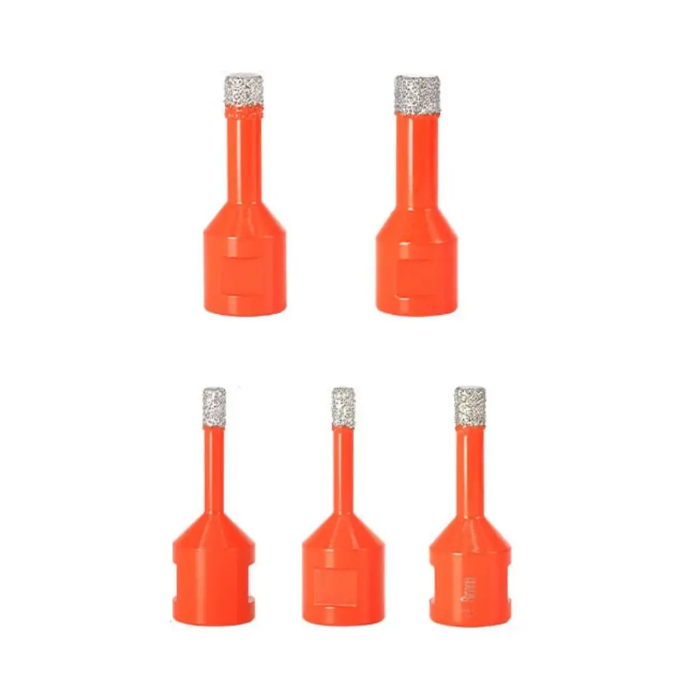 

M14 Threaded Brazed Dry Drill Bit Cooling Wax Core Easy Chip Removal Hole Opener Diamond No Slipping Hole Saw Cutter Granite