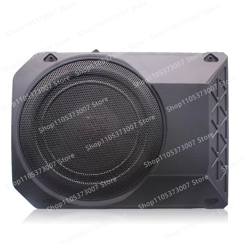 10-Inch ultra-thin cannon car subwoofer audio active seat cannon car modification overweight bass built-in power amplifier