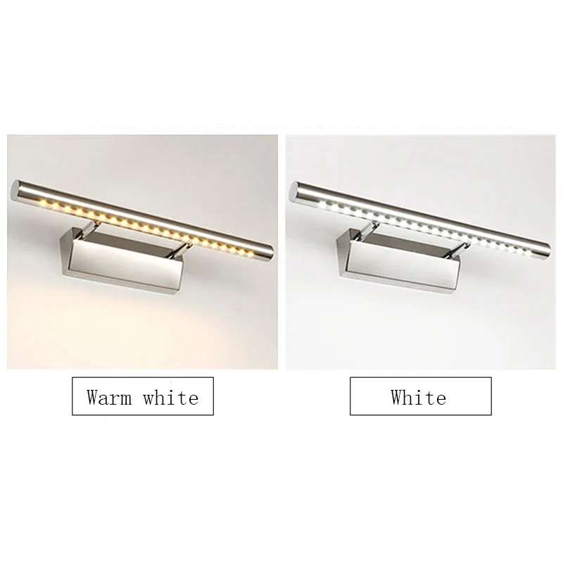 

Mirror lamp LED wall lamp bedroom mirror Cabinet Lamp Stainless Steel Mirror lamp Bathroom Toilet Makeup Dressing mirror