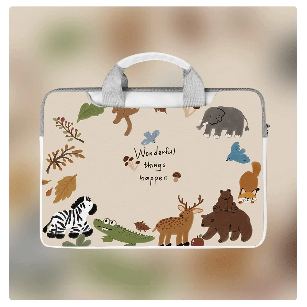 

Cartoon Printed Laptop Bag Laptop Case Laptop Protective Case for macbook 12 14 15 16 inch Macbook Air Asus Huawei Holiday Gift