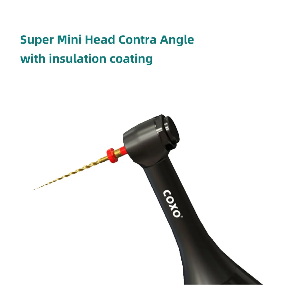 

COXO C-SMART MINI AP+ Бесщеточный эндодвигатель Локатор вершины и эндодонтическая обработка Бесконтактная зарядка, 4 режима работы