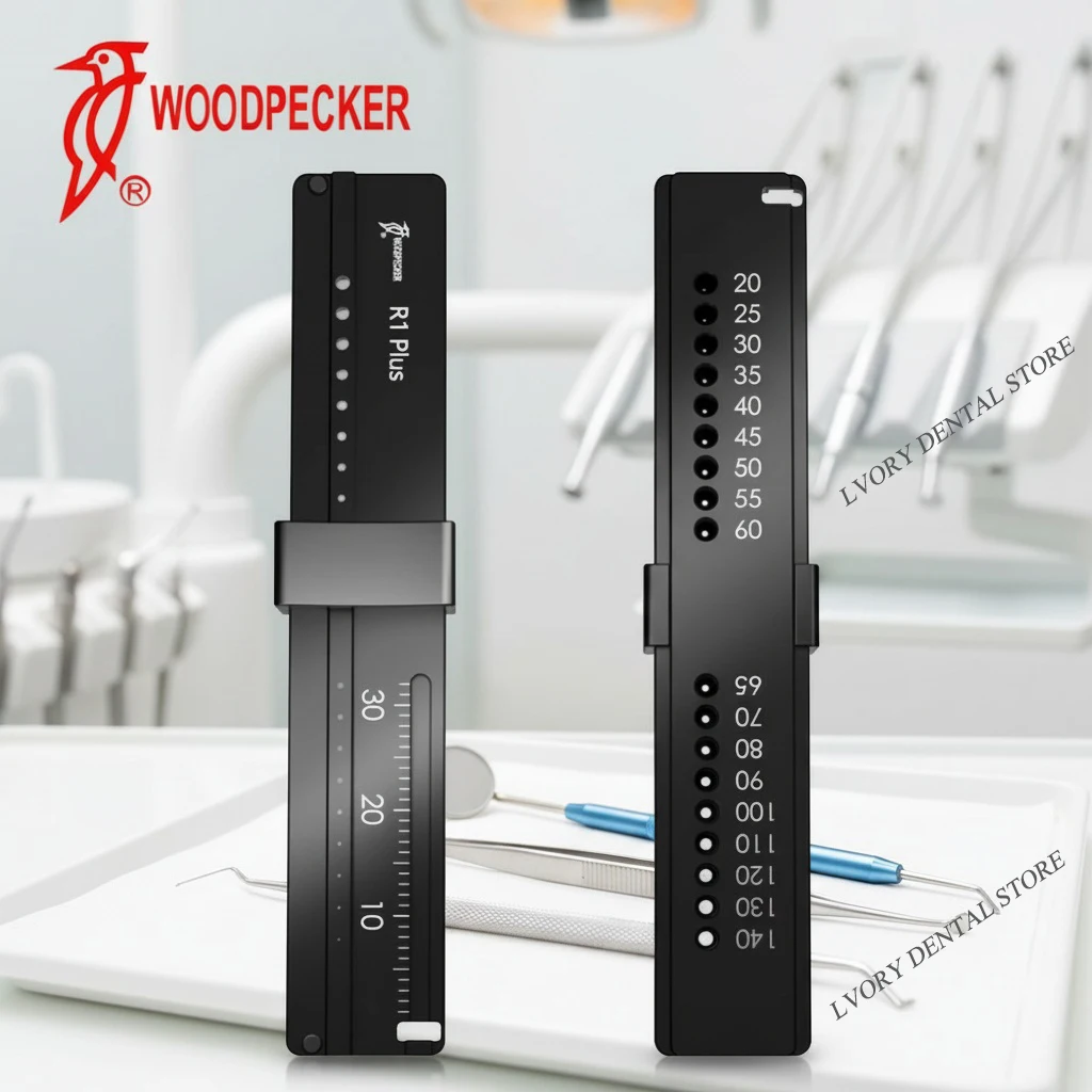 WOODPECKER R1 Plus Dental Instruments Endo Rulers for Gutta Percha Autoclavable Measuring Ruler R1 Plus Scale Endodontic