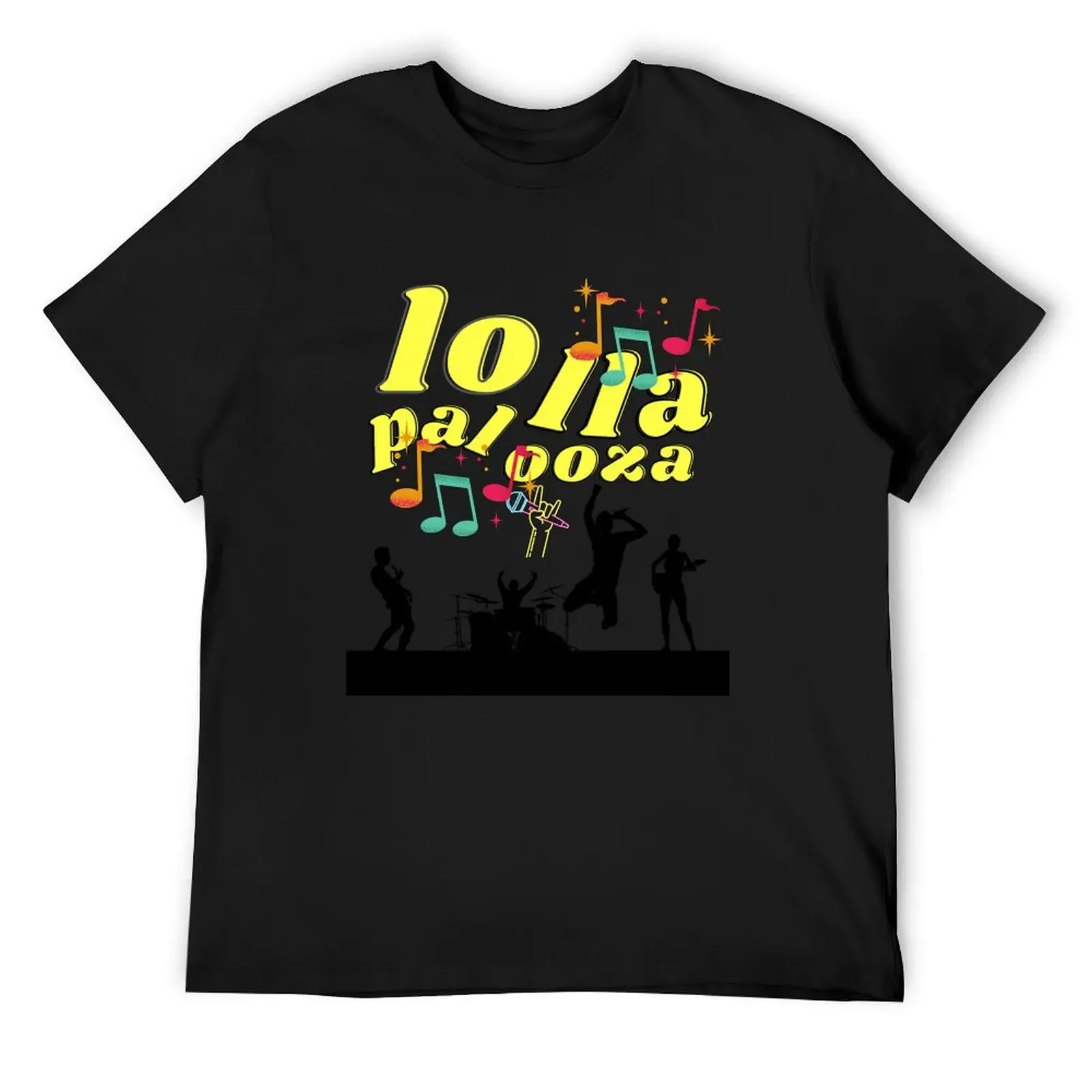 lollapalooza 2023 music festival T-Shirt man clothes quick-drying Men's t-shirt