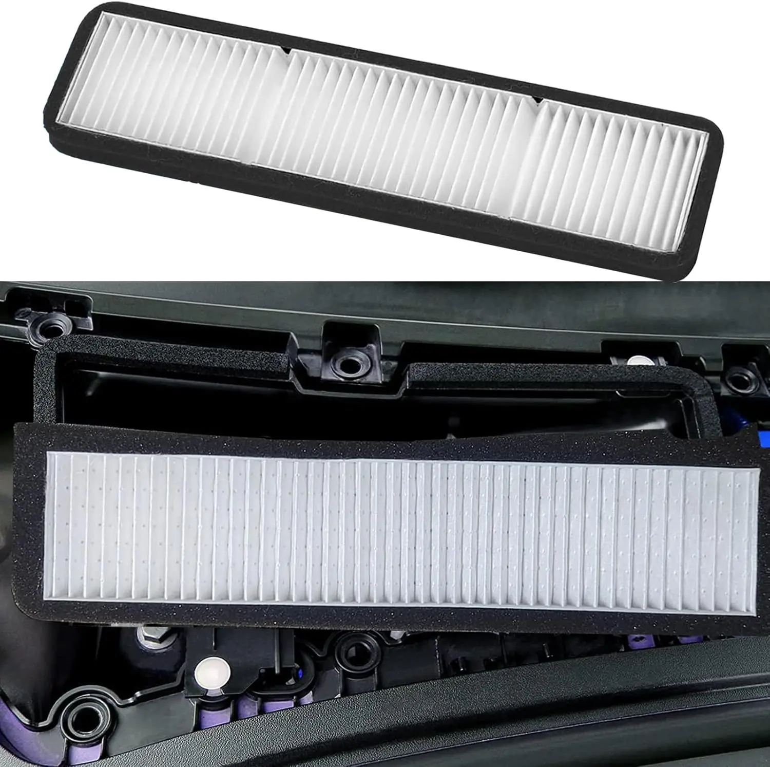 

Воздухозаборный фильтр, совместимый с Tesla Model 3 2016-2020, улучшенный вентиляционный фильтр, аксессуар переменного тока, впускной воздуховод для кабины, Ele