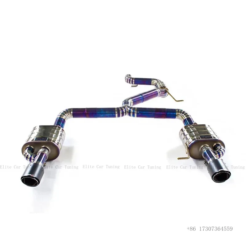 

Factory Hot Selling For 2008-2020 CC Titanium Alloy Exhaust Pipe 2.0T Car Sound System Accessories with Muffler and Exhaust Tip
