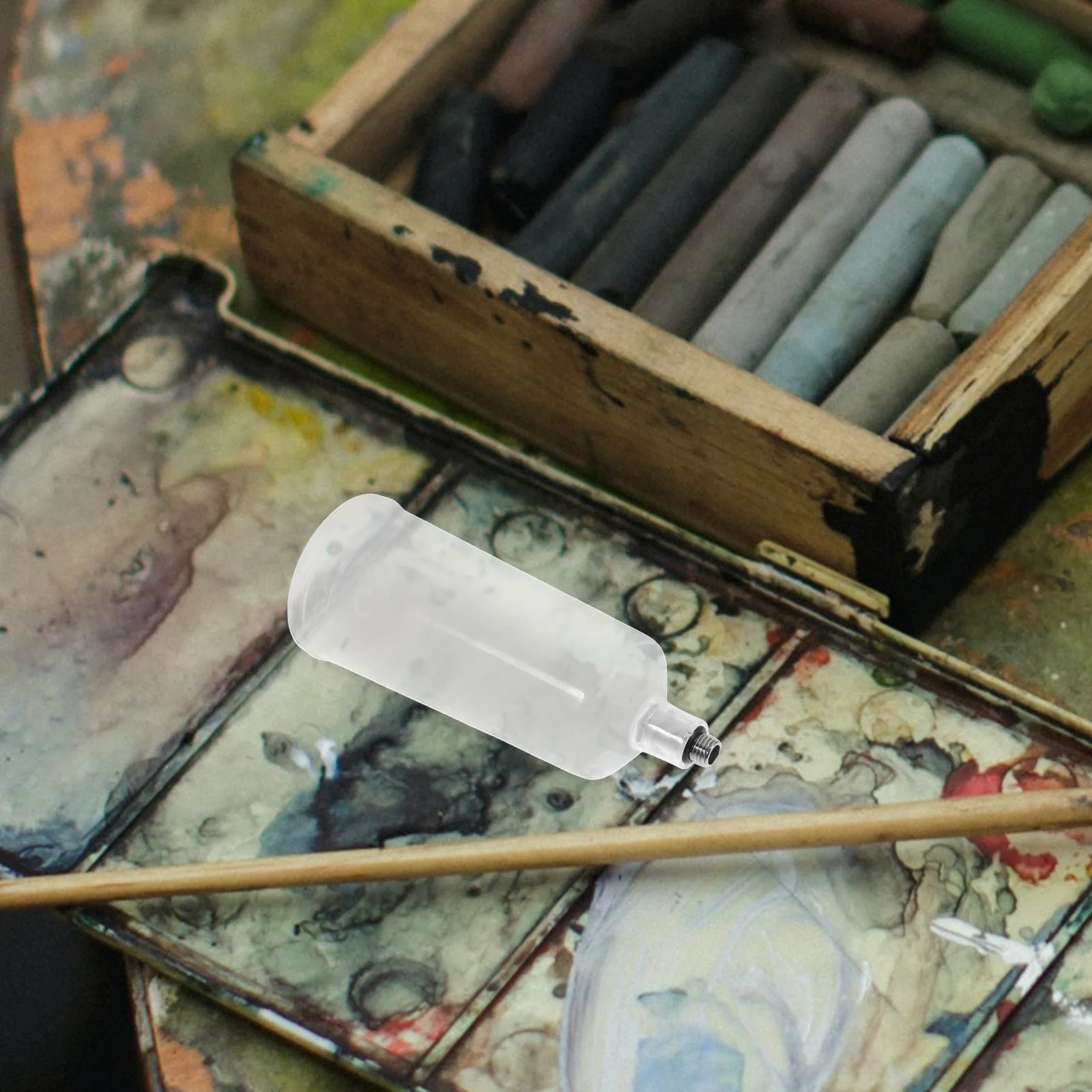 

Airbrush Bottle Refillable Replaceable Paint Cup 40 Ml Plastic Injection Container for Professional Painting Portable Easy