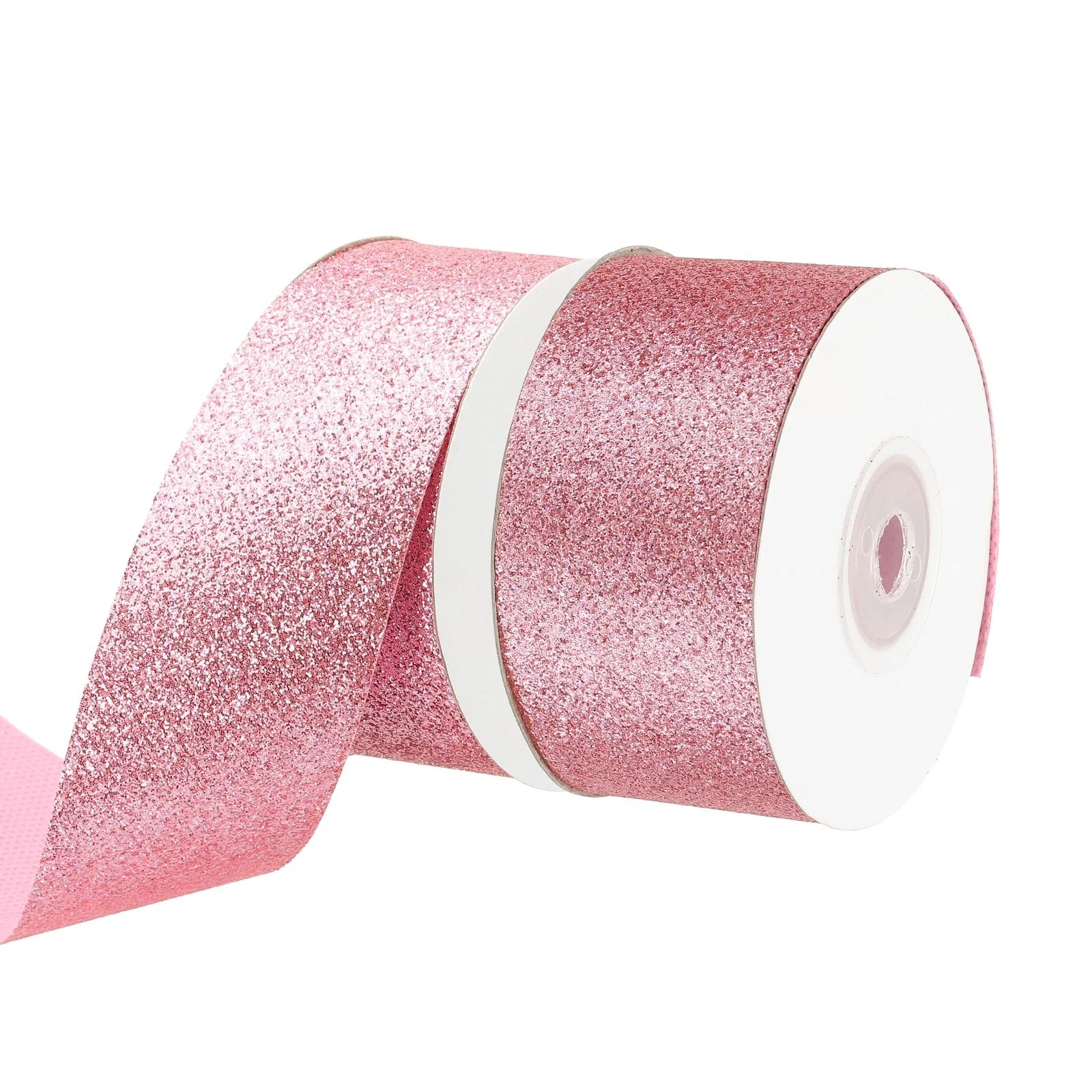 

2 рулона металлической блестящей ленты, блестящая блестящая лента для подарочной упаковки, украшения для свадьбы, дня рождения, вечеринки, 10 ярдов