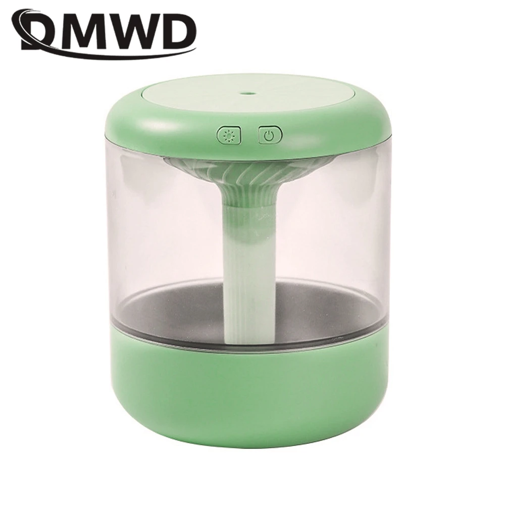 

DMWD Household Humidifier Aroma Oil Diffuser Portable Air Purifier 1.2L Nano Sprayer Desktop Fogger With Night Light