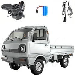 WPL D12 Remote Control 1:10 / 1:16 RC CAR Simulation Drift Climbing Truck LED Light Haul Cargo Electric Toys For Children Gifts