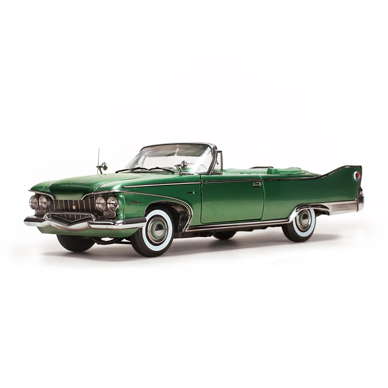 1/18 Scale 1960 Plymouth Fury Open Convertible Simulation Alloy Model Static Display Collectible Gift Toy Souvenir Decration