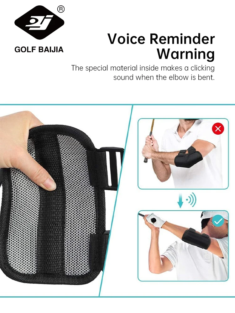 Golf Elbow strap to quickly master the swing trainer, golf swing training aid, Suitable for Beginners And Professionals, and an