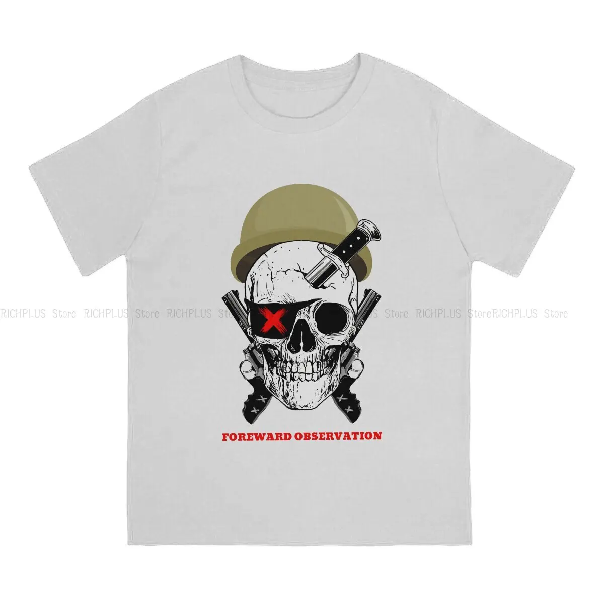 Forward Observations Group Man TShirt FOG Knife CrossX Skull Individuality T Shirt Harajuku Sweatshirts New Trend