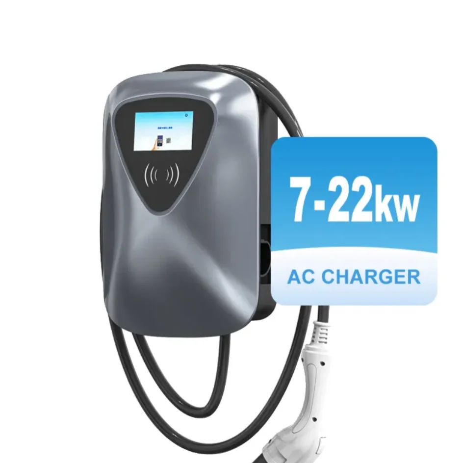 

Smart 7Kw 11Kw 22Kw Wall-Mounted Electric Vehicle Charging Station 32A Type 2 Wallbox For BYD For Home Use