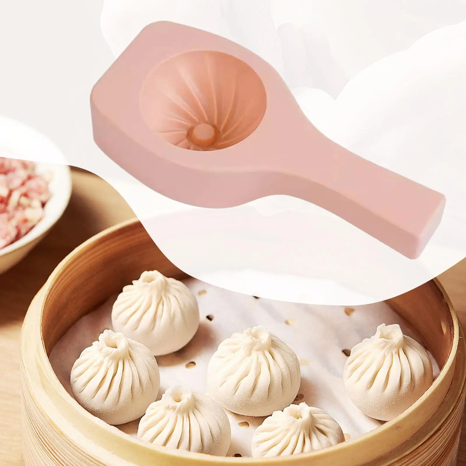 Steamed Bun Maker Small Practical Quick Made Chinese Dumpling Maker Decorating Tool Cooking Accessories Beginner Home Kitchen