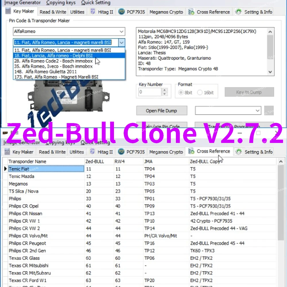 

Высококачественный Программатор-транспондер для ключей Zed-Bull Clone V2.7.2, программатор ключей mini Zed Bull, программное обеспечение V2.7.2