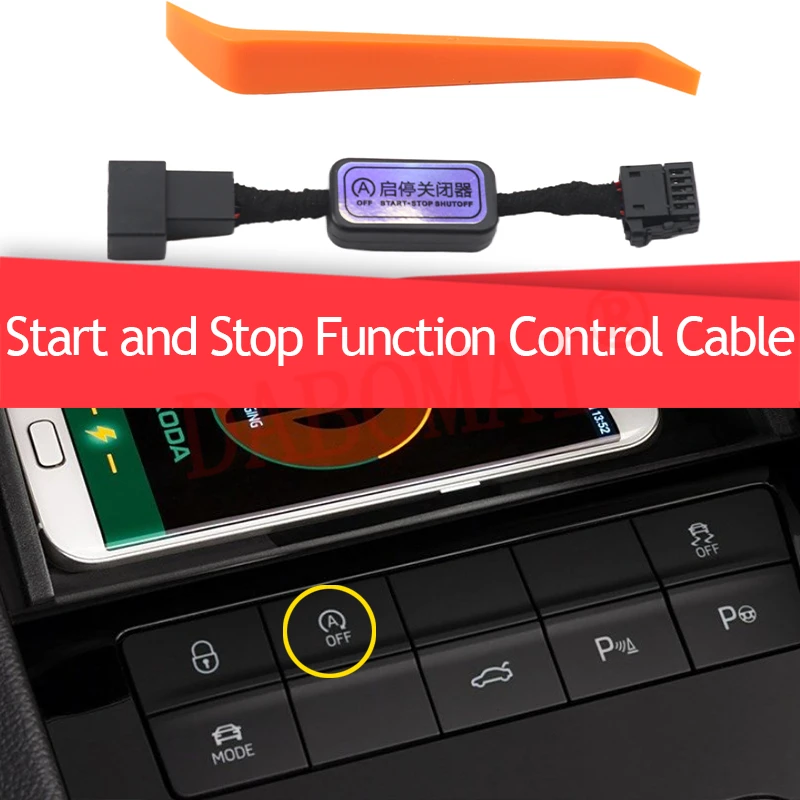 Sistema de Arranque y Parada Automática del Motor para Automóvil, Enchufe y Listo, Piezas de Parada y Arranque Automático para Skoda Octavia Scout 5E 2012-2019