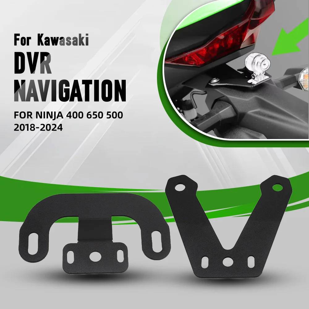 For KAWASAKI Ninja400 Ninja 400 500 650 NINJA650 2018-2024 2023 DVR Bracket Riding Navigation Automobile Data Recorder Bracket