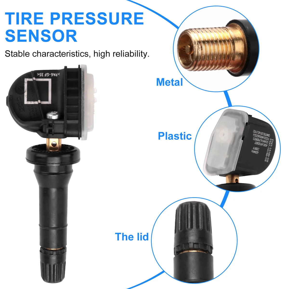 

TPMS Датчик давления в шинах подходит для Focus EV6T-1A180-CB New