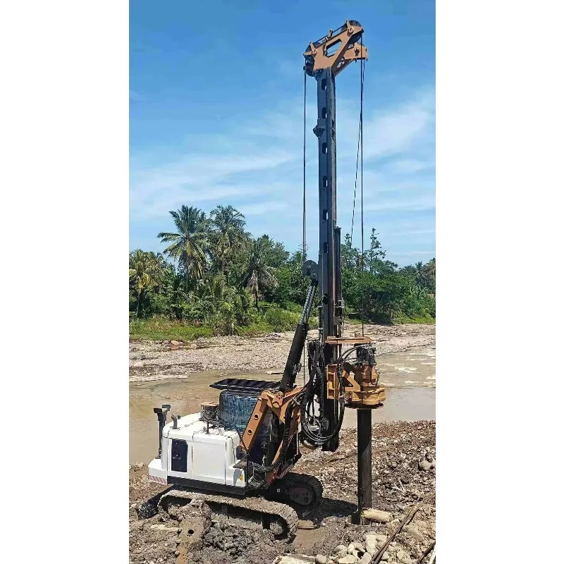 Factory Direct Crawler Type Rotary Piling Rig For Deep Water Well Drilling Foundation Pile Work Automatic Pile Driving Rig