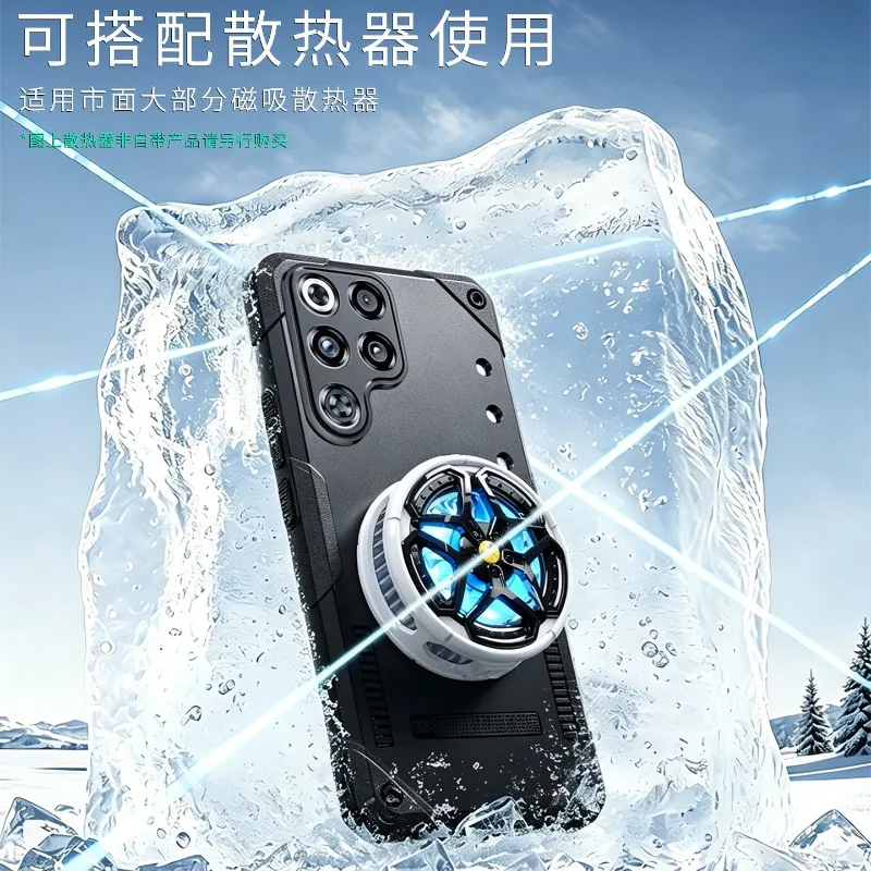 Etui Magnetyczne z Wbudowanym Metalowym Radiatorem do Nubia RedMagic 11 Pro Plus Turbo, Pokrowiec na Telefon RedMagic 11S Pro+ z Ochroną Przed Wstrząsami — zdjęcie produktu 4