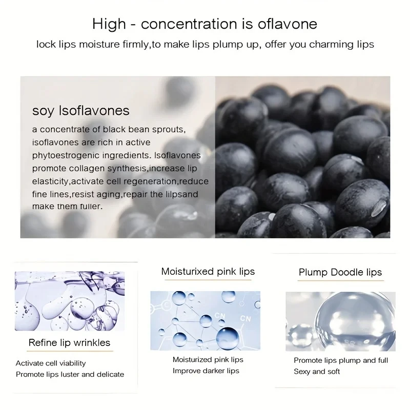 Ekstremalnie nawilżający błyszczyk powiększający usta - Odżywcza formuła z olejkami mineralnymi, płynny makijaż powiększający usta, pełne usta.